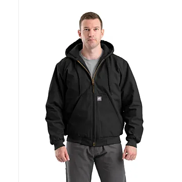 Heritage Duck Hooded Active Jacket (Black)