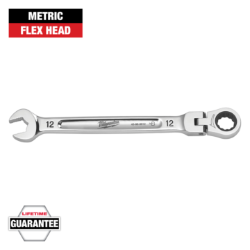 Milwaukee 12mm Flex Head Ratcheting Combination Wrench