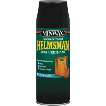 Minwax Helmsman Satin Clear Spray Polyurethane, 11.5 Oz.