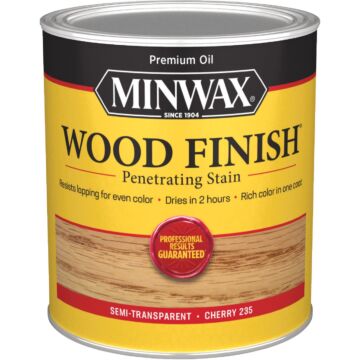 Minwax Wood Finish Penetrating Stain, Cherry, 1 Qt.