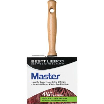 Bestt Liebco Master 4-3/4 In. Flat Stain Brush No. 123