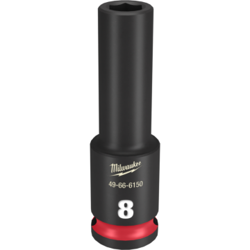 Milwaukee SHOCKWAVE™ Impact Duty 3/8" Drive 8MM Deep 6 Point Socket