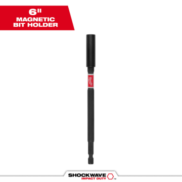 Milwaukee SHOCKWAVE™ Impact Duty 6" Magnetic Bit Holder