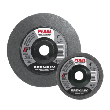 Pearl Abrasives Premium Surface Prep Wheel 4-1/2 x 7/8 SC Grey, Super Fine Grit NW45GSF