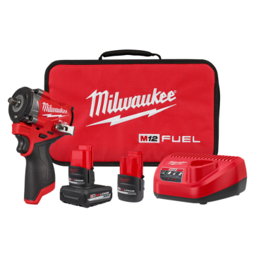 M12 FUEL™ Stubby 3/8" Impact Wrench Kit