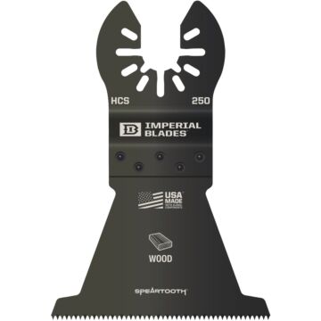 Imperial Blades ONE FIT 2-1/2 In. 12 TPI Speartooth Wood Oscillating Blade
