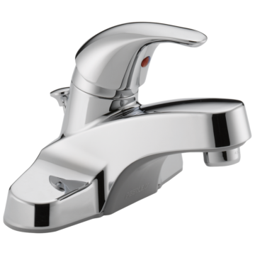 Peerless Core: Single Handle Bathroom Faucet - Single Handle Lever - Chrome