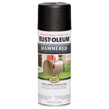 Stops Rust® Spray Paint and Rust Prevention - Hammered Spray Paint - 12 oz. Spray - Black