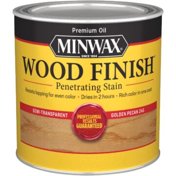 Minwax Wood Finish Penetrating Stain, Golden Pecan, 1/2 Pt.