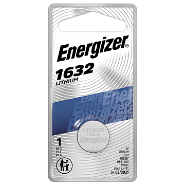 Energizer 1632 Lithium Coin Battery, 1 Pack