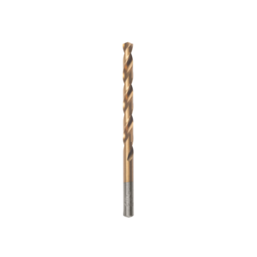 IRWIN Single Titanium Nitride Coated High-Speed Steel 135-Degree Split Point Drill Bit, 1/4"