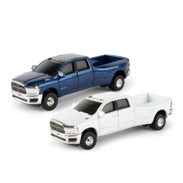 TOMY 3+ Plastic Assorted - Blue and White 2020 Ram 3500 Bighorn Pickup Toy Truck