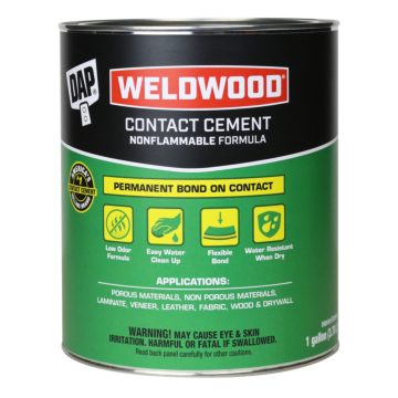 DAP Weldwood Nonflammable Contact Cement, 1 Gal