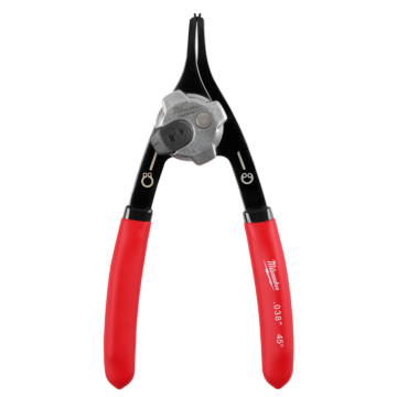 .038" Convertible Snap Ring Pliers - 45°