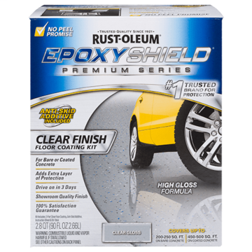 EPOXYSHIELD® - Premium Clear Coating - Kit - High Gloss Clear