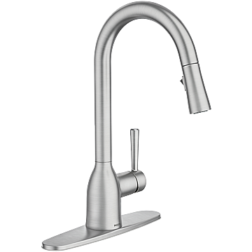87233SRS Spot Resist Stainless One-Handle High Arc Pulldown Kitchen Faucet
