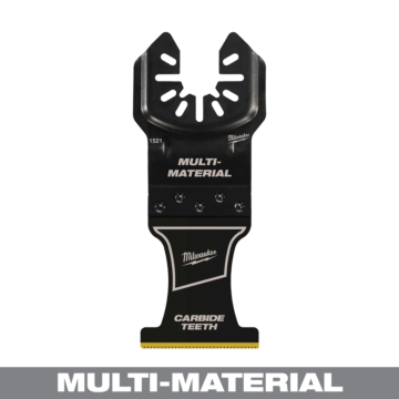 Milwaukee 1-3/8” Carbide Teeth Multi-Material Universal Fit Oscillating Multi-Tool Blade (1 PK)