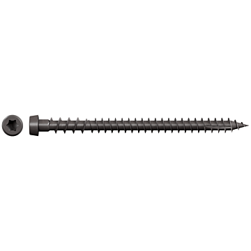 Deck-Drive™ DCU COMPOSITE Screw (Collated) — #10 x 2-3/4 in. Quik Guard® Gray 04 (1000-Qty)
