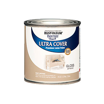Painter's® Touch Ultra Cover - Ultra Cover Multi-Purpose Gloss Brush-On Paint - Half Pint - Almond