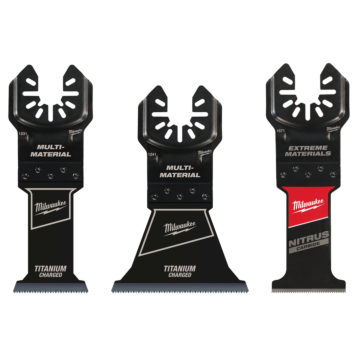 Milwaukee 3 PC Multi-Material Universal Fit Oscillating Multi-Tool Blade Set