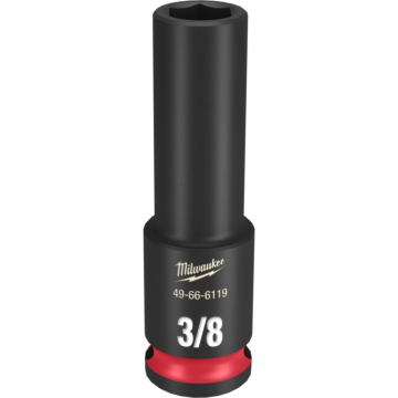 Milwaukee SHOCKWAVE™ Impact Duty 3/8" Drive 3/8" Deep 6 Point Socket