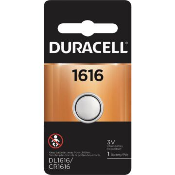 Duracell 1616 Lithium Coin Cell Battery