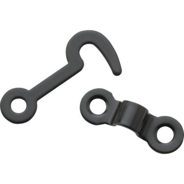 National Oil Rubbed Bronze Decorative Hook and Staple (2 Count)