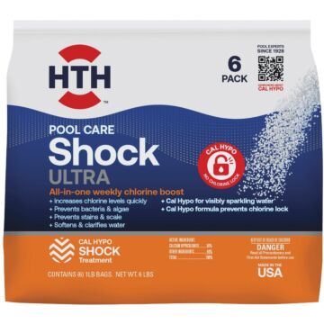 HTH Pool Care 1 Lb. Shock Ultra Granule (6-Pack)