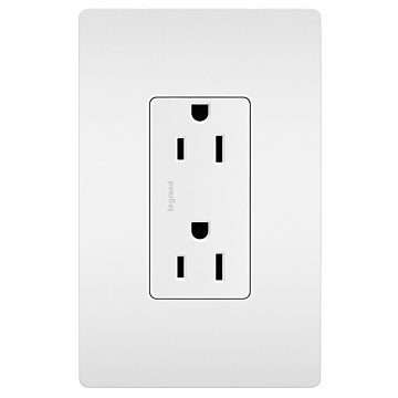 Pass & Seymour radiant® Outlet, White