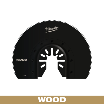 Milwaukee 3-1/2” Segmented High Carbon Steel Wood Universal Fit Oscillating Multi-Tool Blade (1 PK)