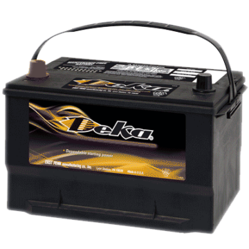 12 V Tapered Post 650 Flooded Automotive Battery