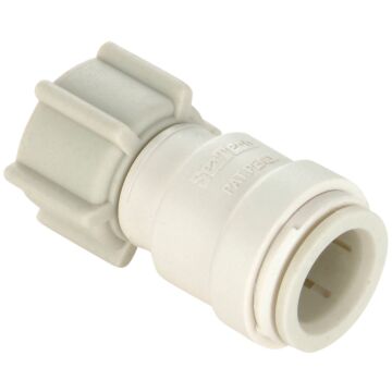 Watts 1/2 In. CTS x 1/2 In. FPT Quick Connect Swivel Plastic Connector