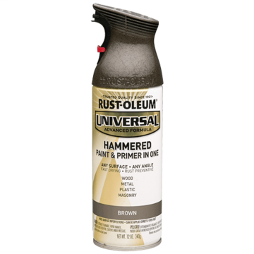 Universal Premium Spray Paint - Hammered Spray Paint - 12 oz. Spray - Brown Hammered