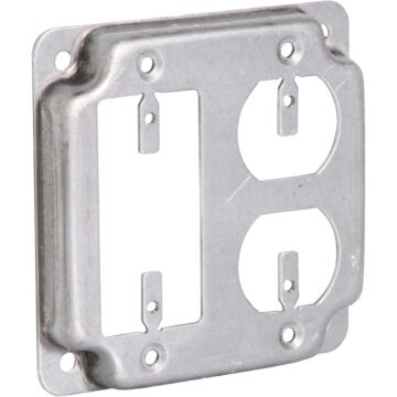 Raco GFI Outlet and Duplex Outlet 4 In. x 4 In. Square Device Cover