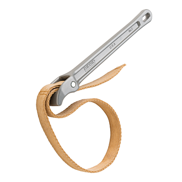 Model 2 11 3/4” Aluminum Strap Wrench with 24” x 1-1/8” Strap, WRENCH, 2 STRAP W/30" STRAP