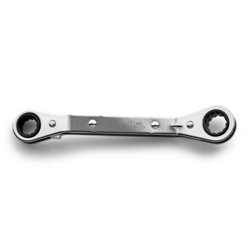 Offset Ratcheting Box Wrenches—12 Pt. Reversible, 1/4 x 5/16"