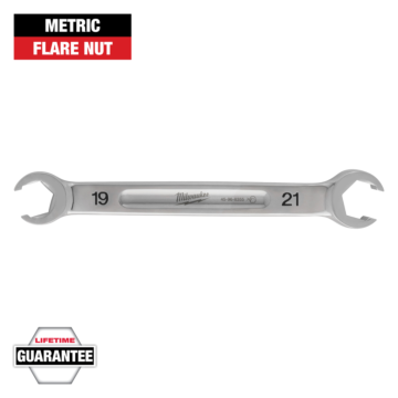 Milwaukee 19mm X 21mm Double End Flare Nut Wrench