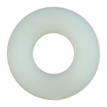 Nyln Flat Washer, #8