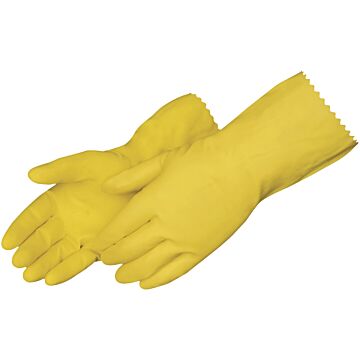 Chemical-Resistant Latex Gloves (Yellow)