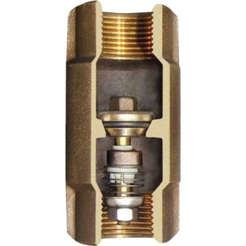 Simmons 1-1/4 In. Silicon Bronze Lead Free Check Valve