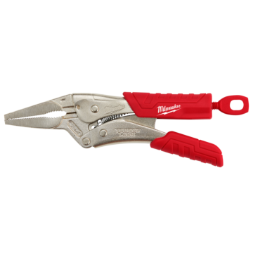 Milwaukee 6" TORQUE LOCK™ Long Nose Locking Pliers with Grip
