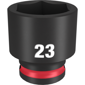Milwaukee SHOCKWAVE™ Impact Duty 3/8" Drive 23MM Standard 6 Point Socket