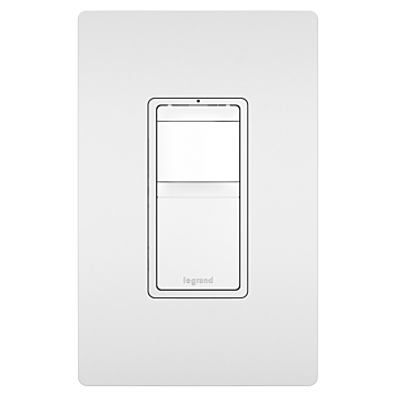 Pass & Seymour radiant® Single Pole 3-Way Occupancy Sensor, White