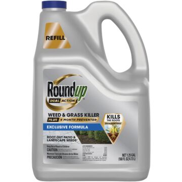 Roundup Dual Action 1.25 Gal. Ready To Use Weed & Grass Killer Refill
