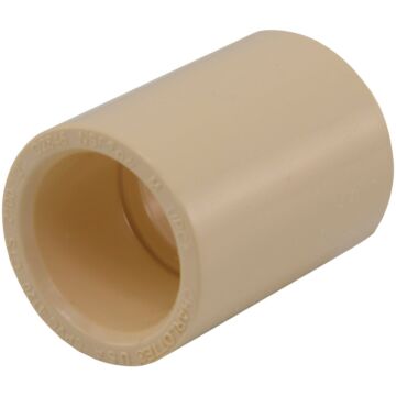 Charlotte Pipe 1/2 In. Solvent Weldable CPVC Coupling with Stop