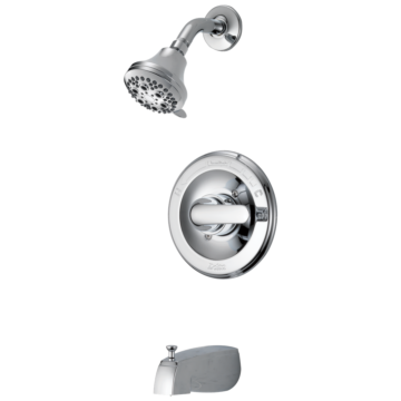 Delta Retail Core: Monitor(R) 13 Series Tub And Shower Complete Rough And Trim - Single Handle Lever - Chrome