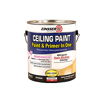 Zinsser® - Ceiling Paint - Paint and Primer in One - Gallon - Bright White