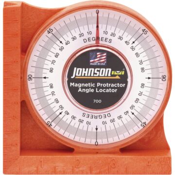 Johnson Level Plastic Magnetic Protractor Angle Locator