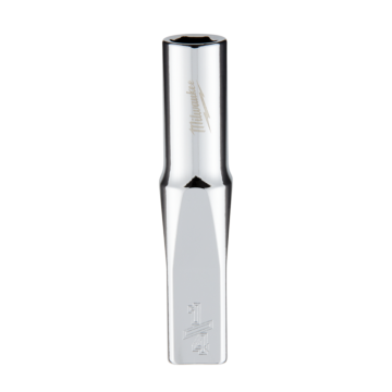 Milwaukee 1/4" Drive 1/4" SAE Deep Socket with FOUR FLAT™ Sides