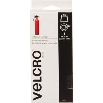 VELCRO Brand 2 In. x 4 Ft. Black Industrial Strength Hook & Loop Roll